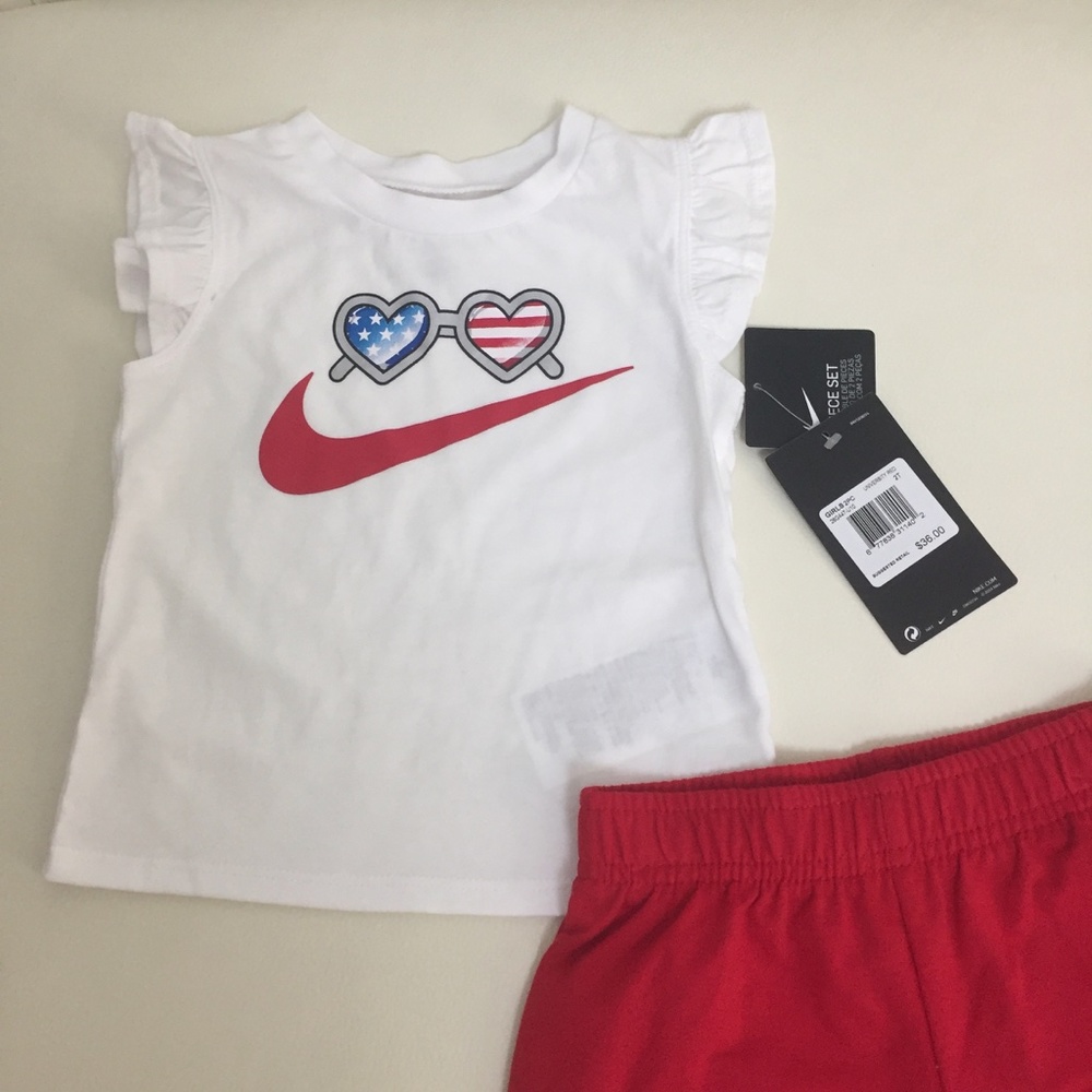 Nike American Girl Cute Shorts Set 0125 - Picture 4 of 5
